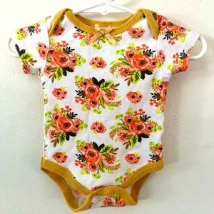 Two Chickpea Onesies Size 0-3mos